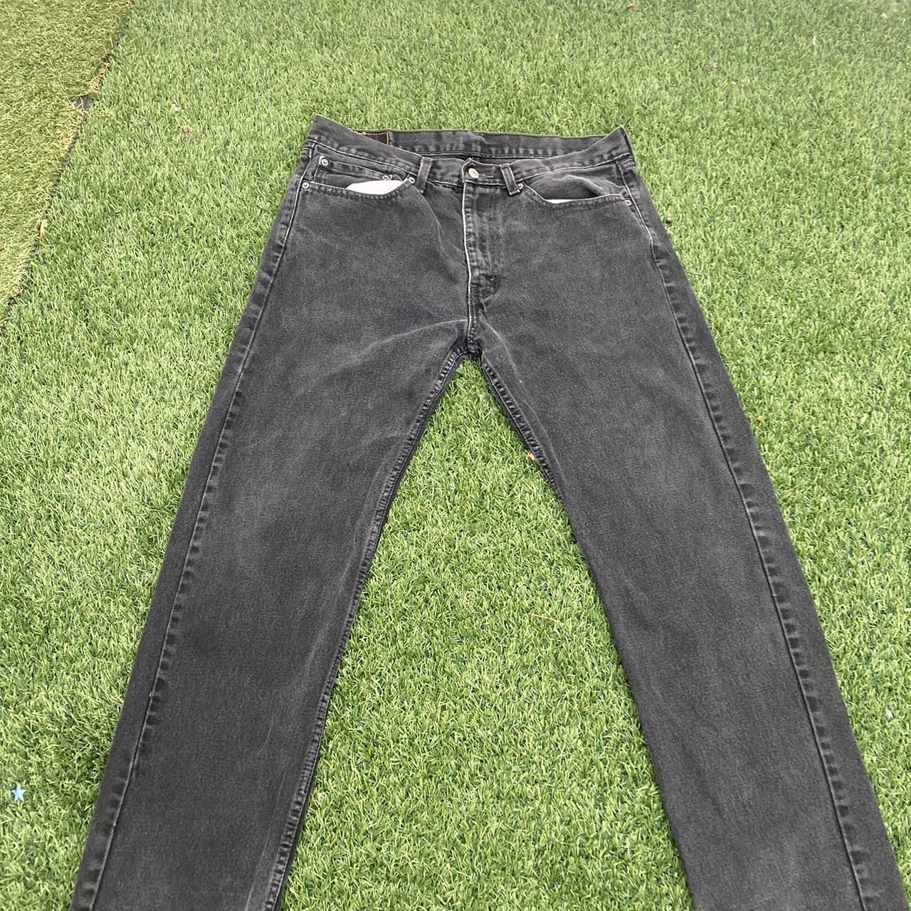 Levi's 505 Distressed Jeans Vintage faded... - Depop