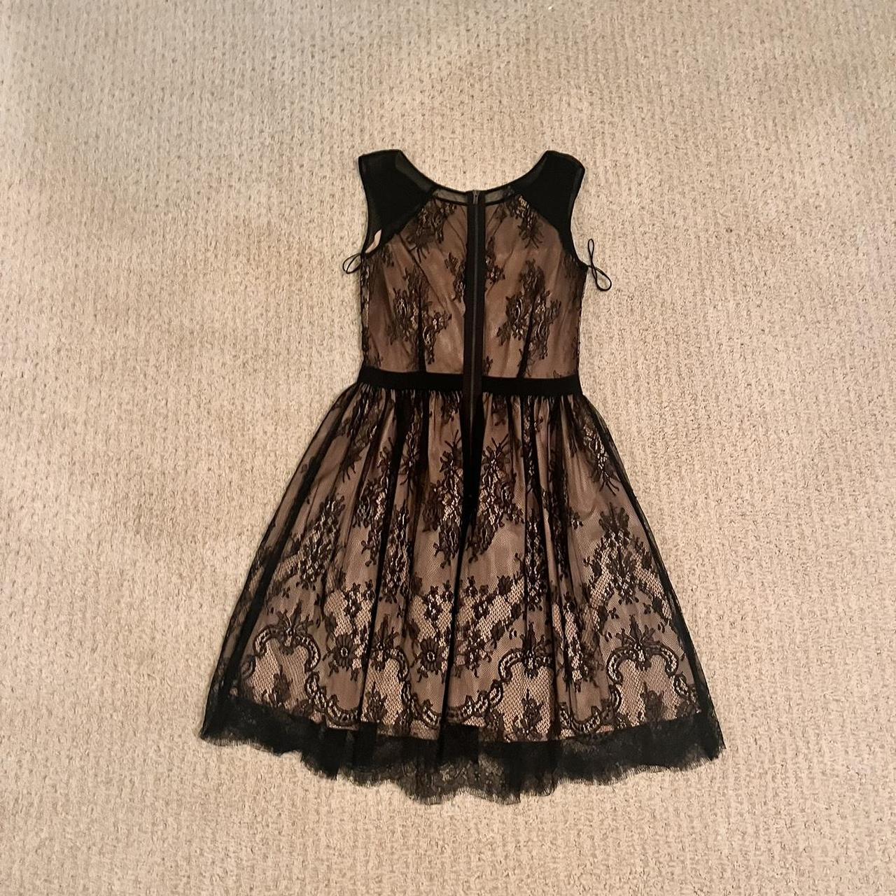 Aidan Mattox Women's Black and Brown Dress (2)
