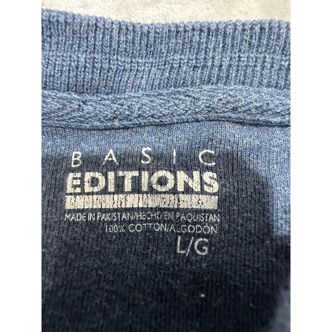 Basic Editions Men's Sweater - Blue - L – Basic E… - image 2