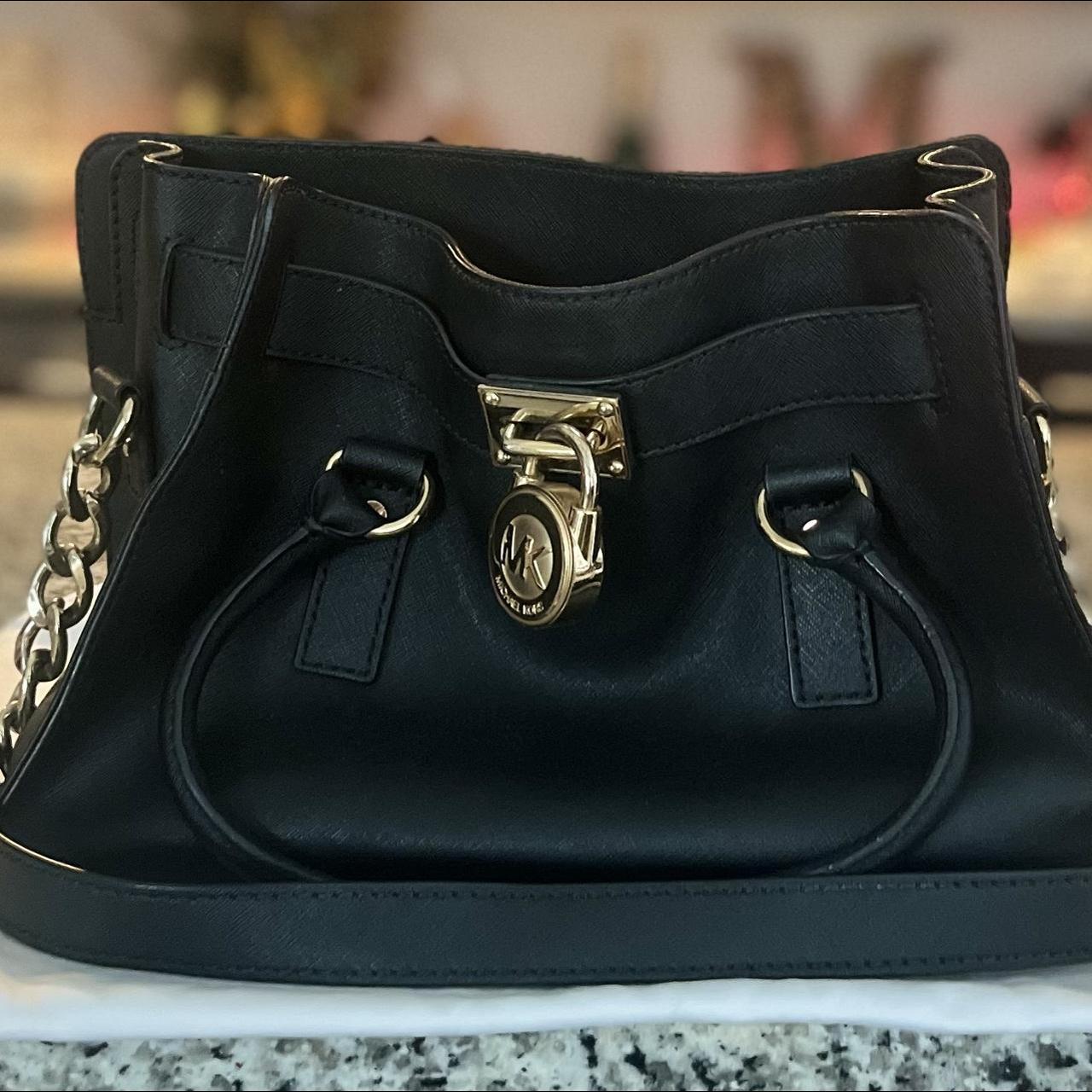 Michael kors black saffiano satchel sale