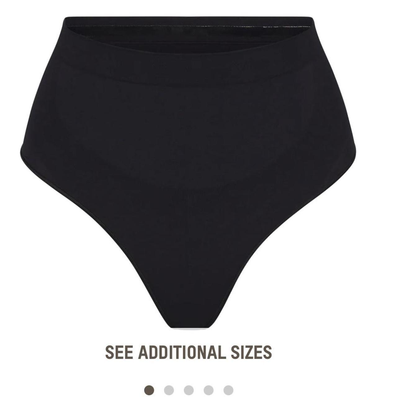 SKIMS seamless sculpt mid waist thong size small Depop