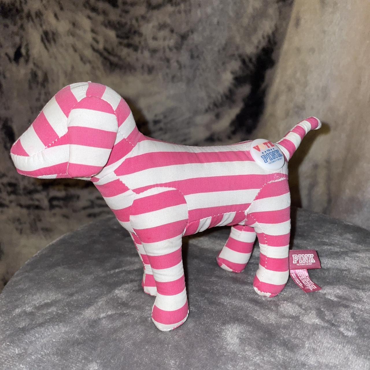 Pink small dog plush Depop