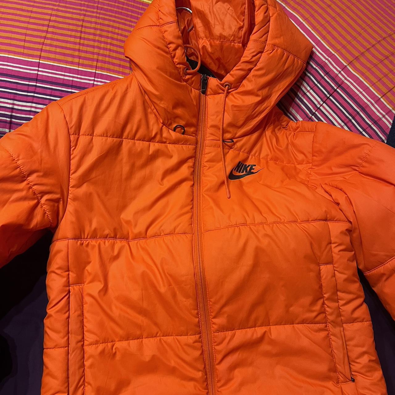 Nike orange jacket women's on sale