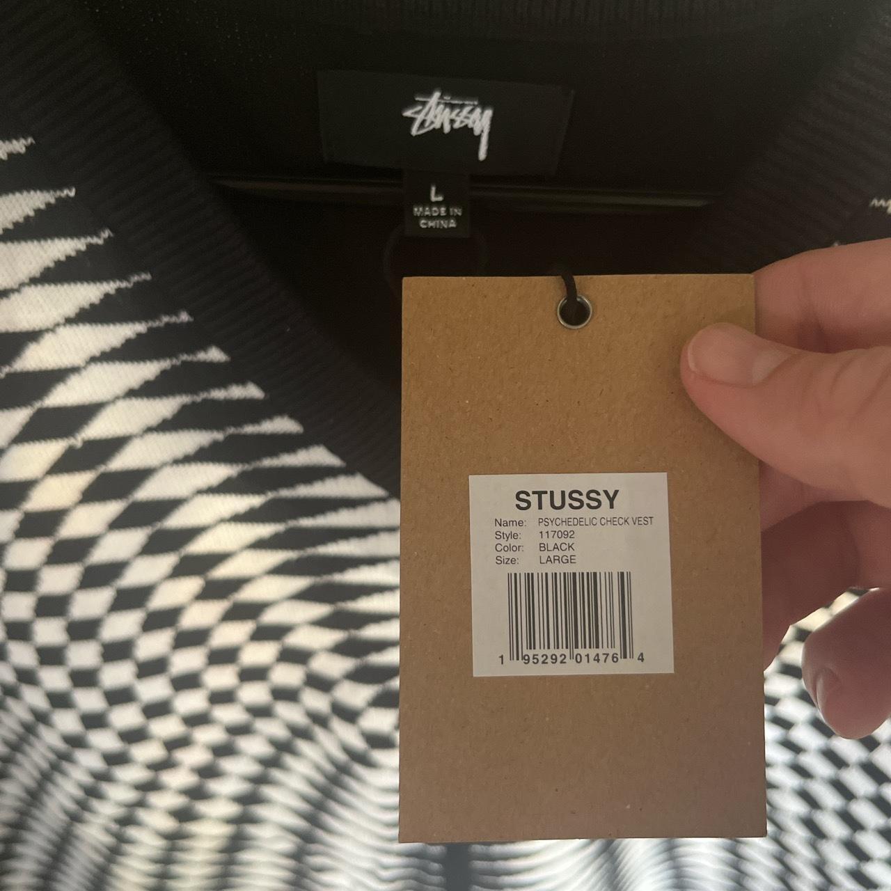 Stussy Psychedelic Check Vest Great vest Size... - Depop