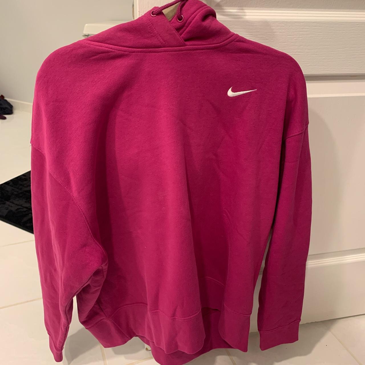 Nike Women's Pink and Purple Hoodie | Depop
