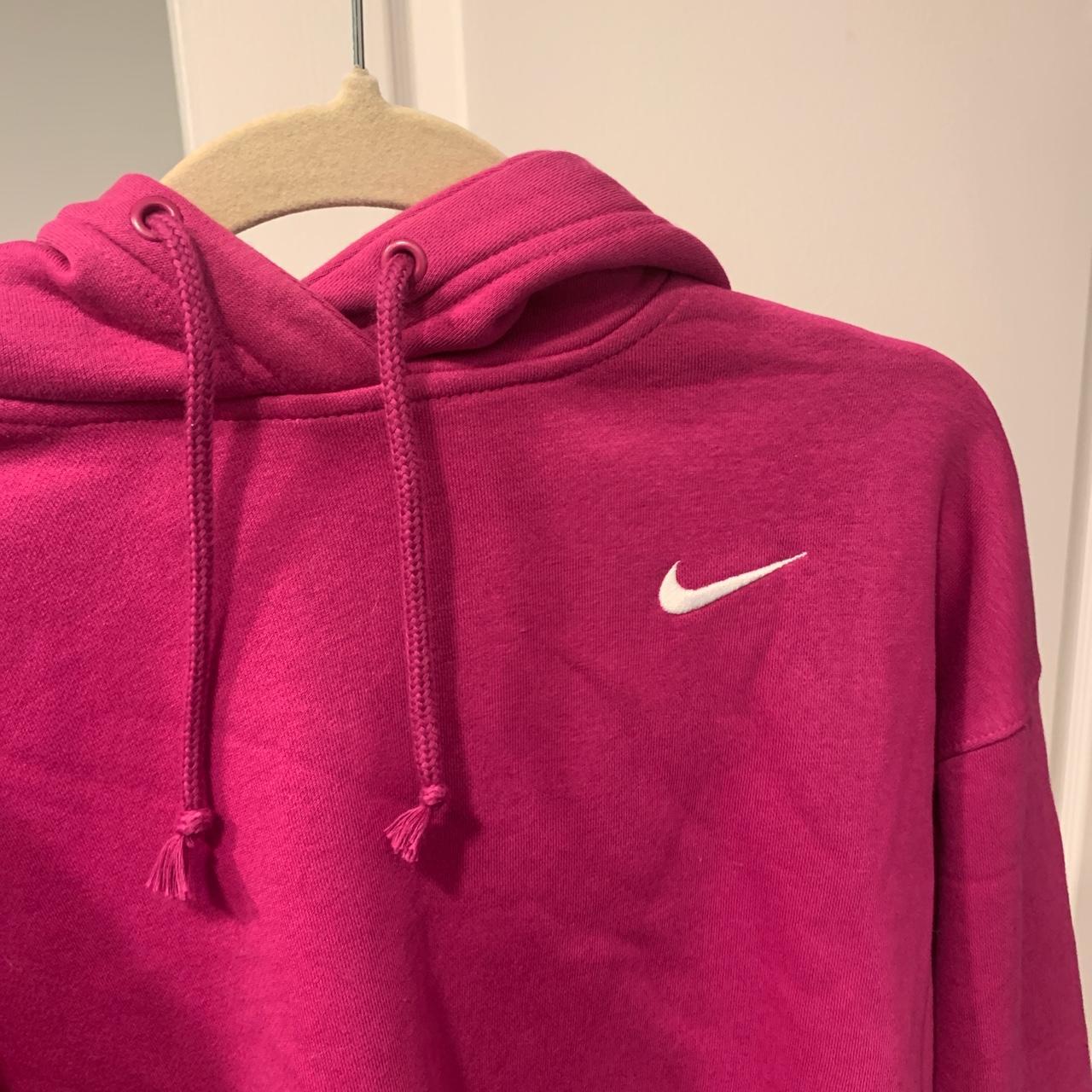 Nike Women's Pink and Purple Hoodie | Depop