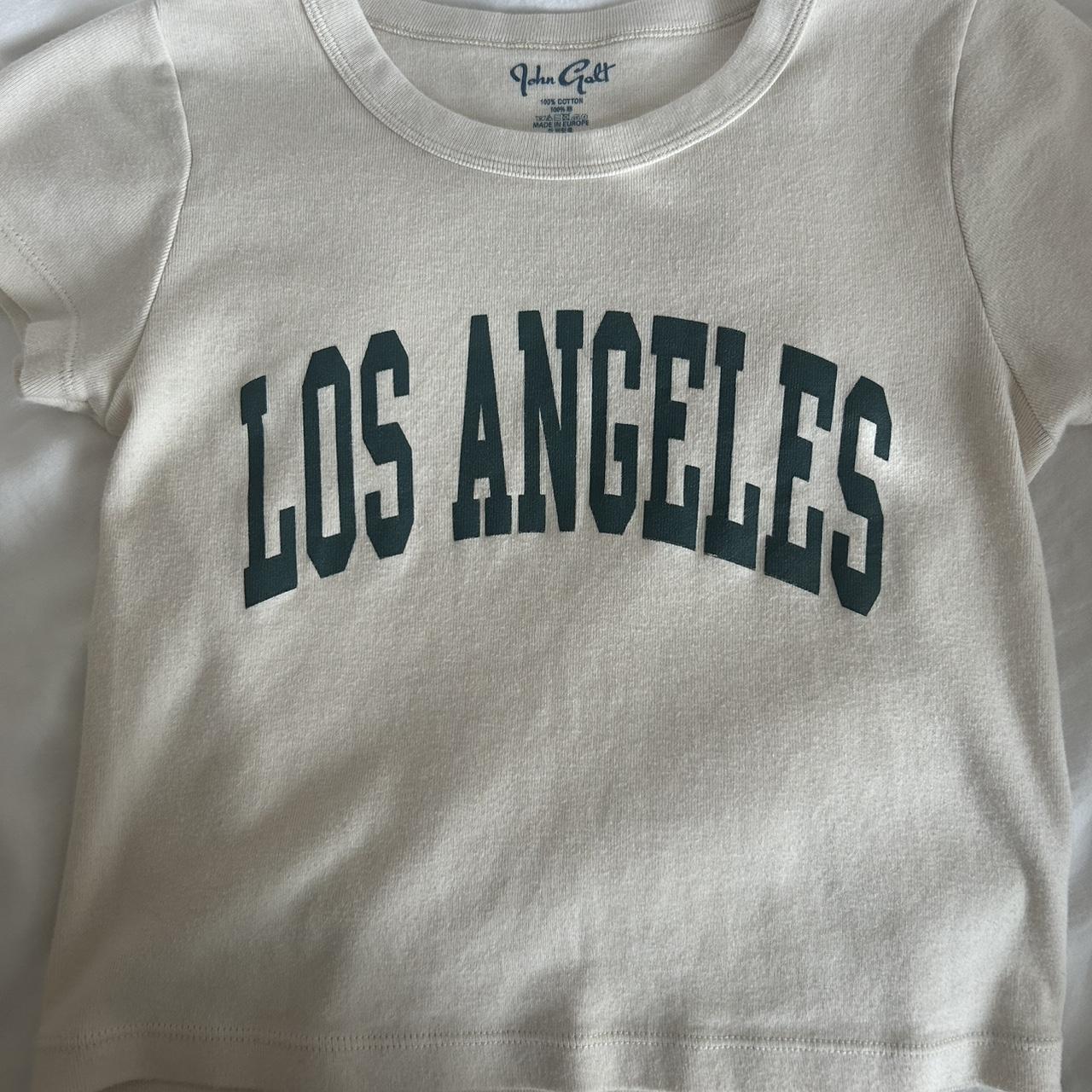 john galt los angeles baby tee worn once, no... - Depop