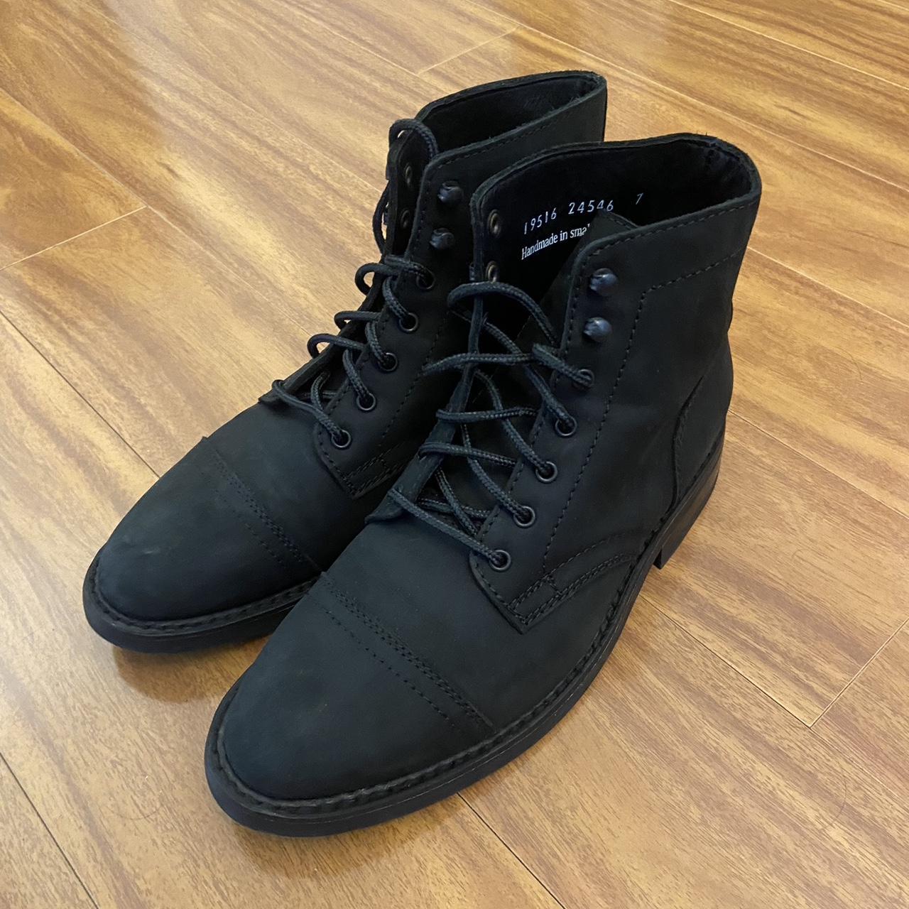 Thursday boots Men’s Thursday black leather boots.... - Depop