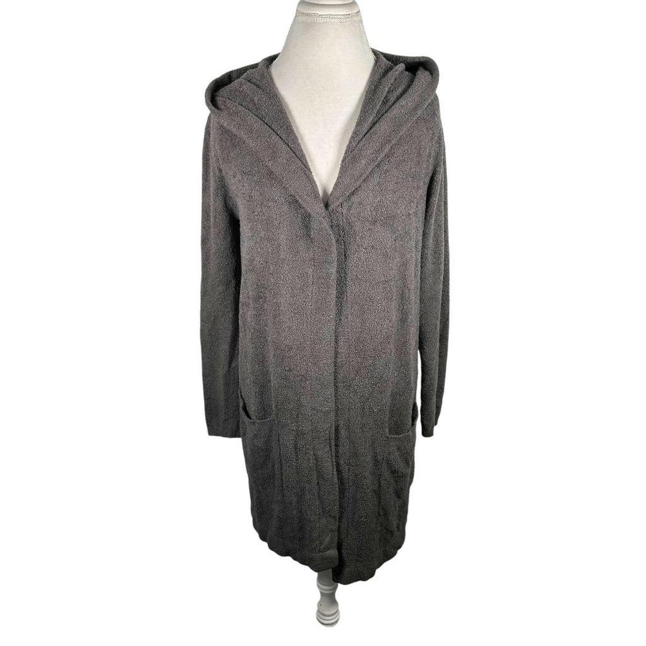 Women's Cardigan - Brown - M – Barefoot Dreams Cozychic Lite Brown open cardigan …