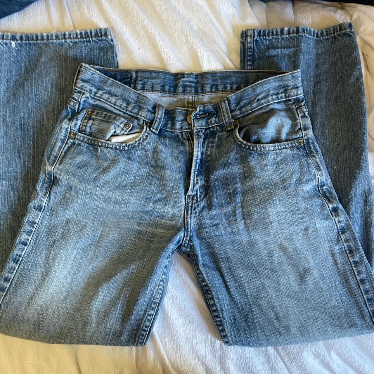 low rise bootcut, straight leg levi’s vintage super... - Depop