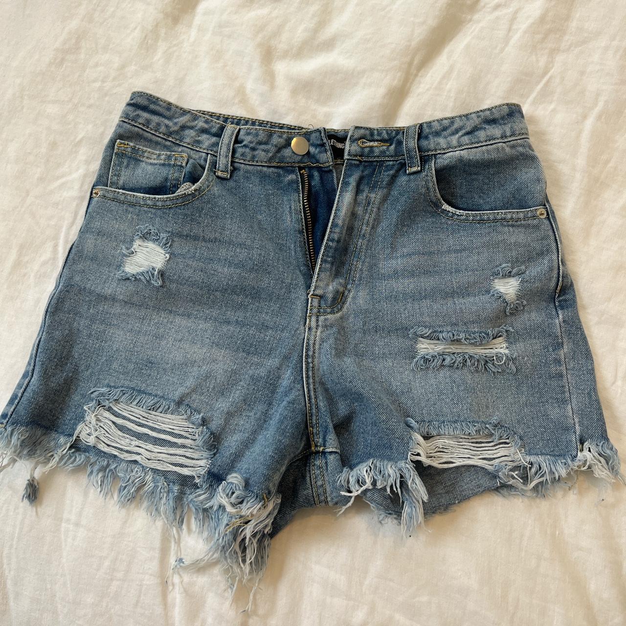 PLT Denim Shorts / UK 8 - Depop