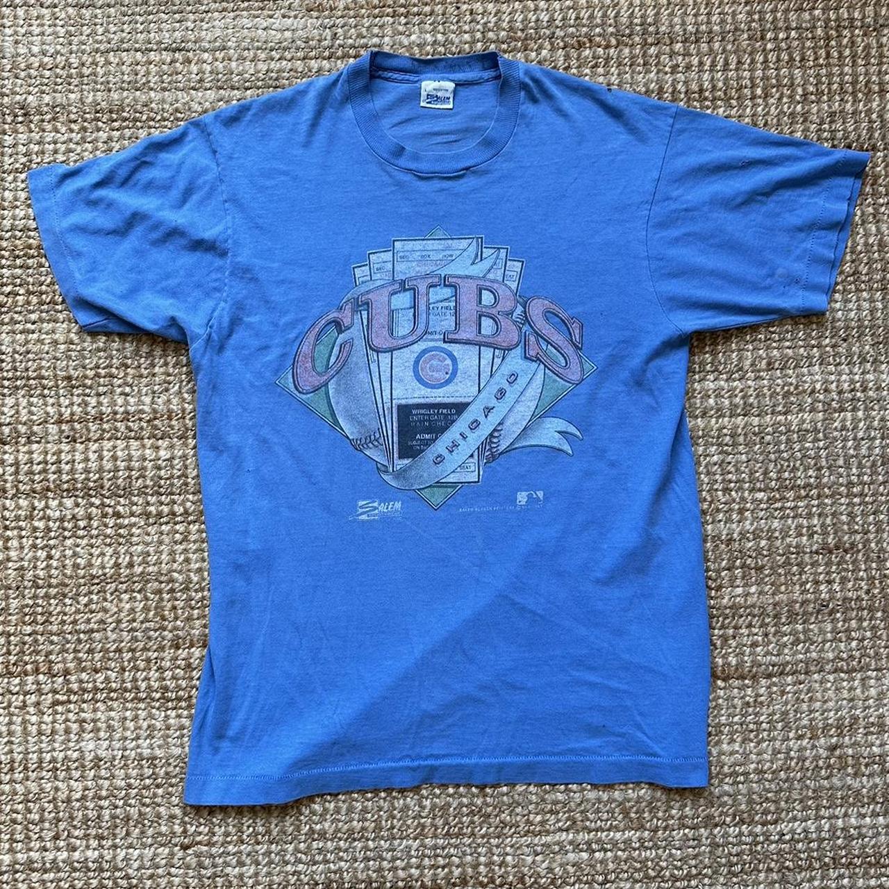 Mens 1991 Chicago Cubs Shirt Size Large Single - Depop