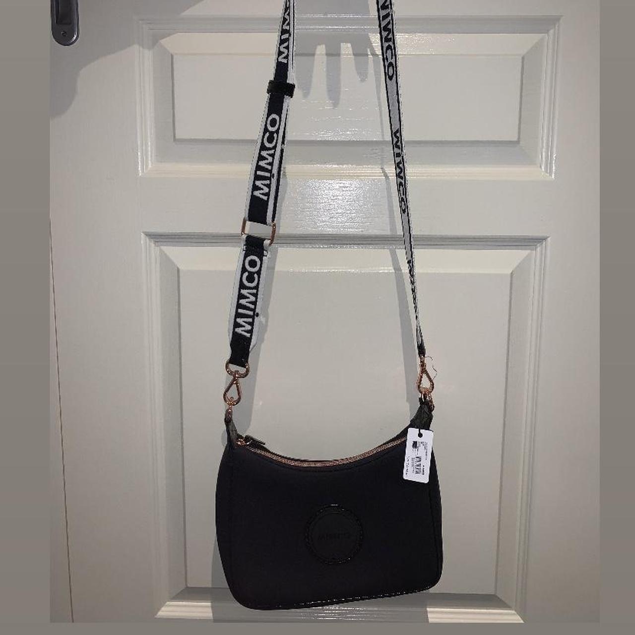 Mimco black crossbody bag hot sale