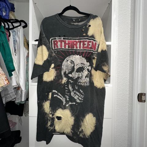 R13 skull head print T shirt Very limited only Depop