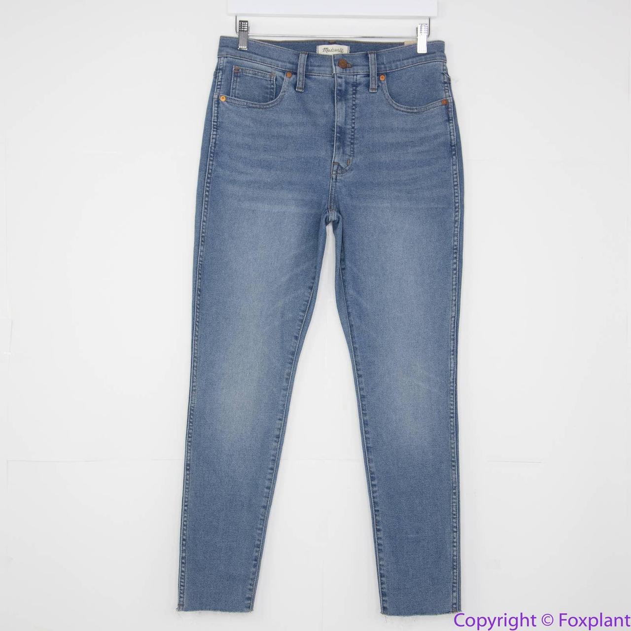 10 High-Rise Skinny Jeans in Ainsworth Wash: Raw-Hem Edition