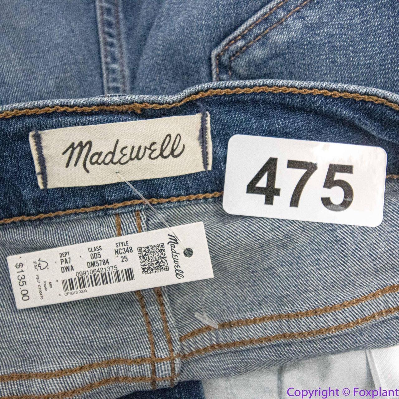 NEW Madewell Stovepipe Jeans in Dearham Wash, cheapest 24, NC348