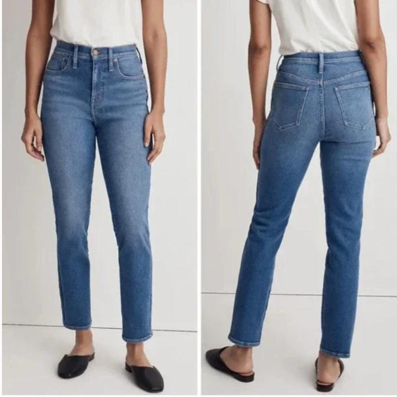 NEW Madewell Stovepipe Jeans in Leaside Wash,... - Depop