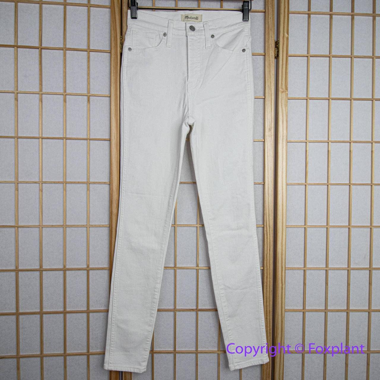 Madewell 10'' High-Rise Skinny Pure White cheapest Jeans