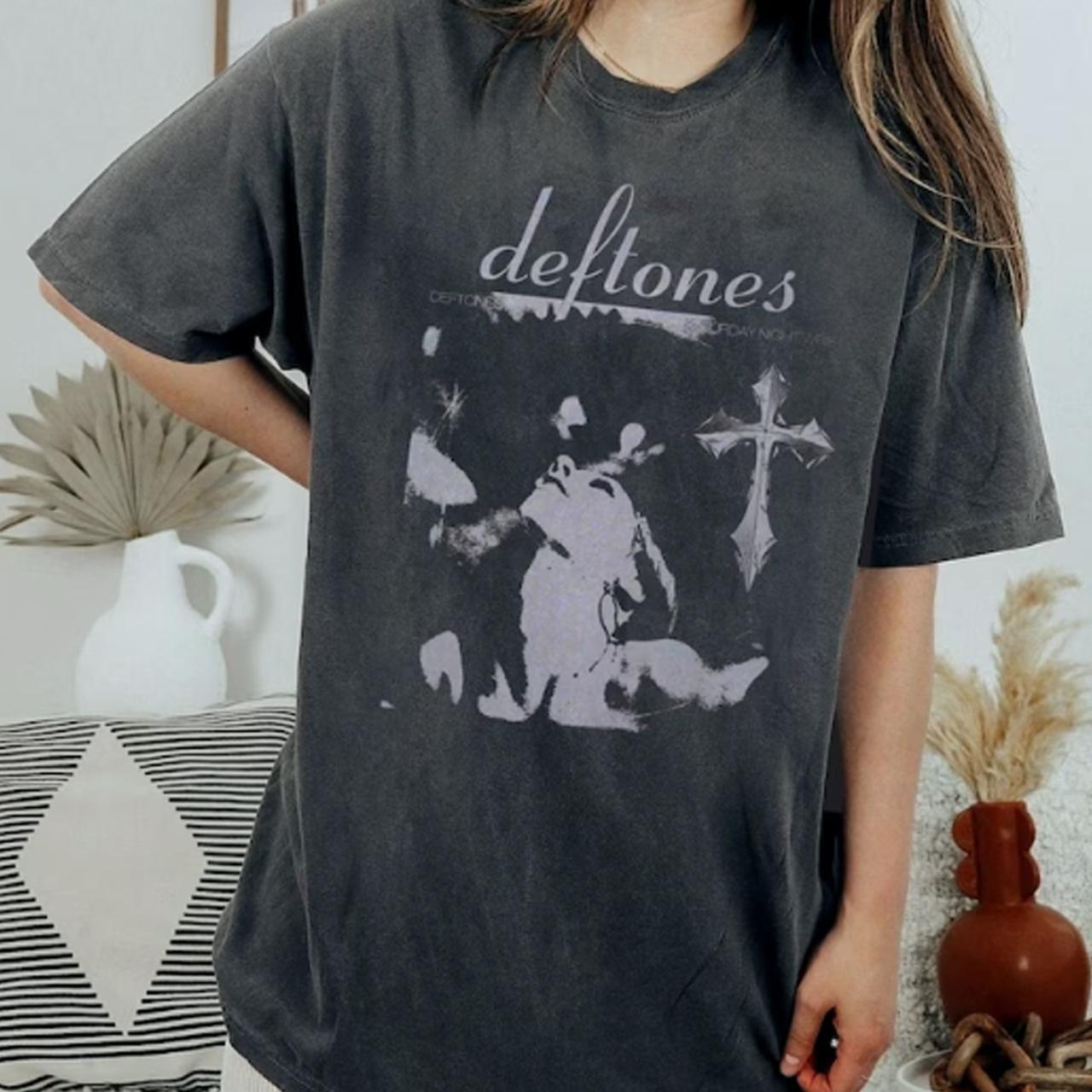 Deftones Graphic tee, Deftones tour shirt, Deftones - Depop