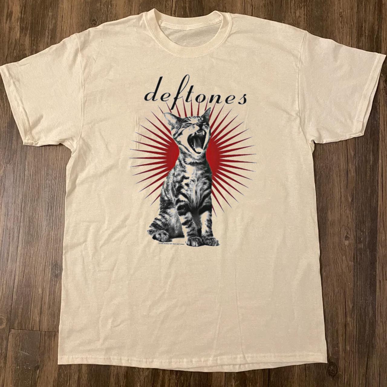 Deftones Shirt Vintage Deftones Cat Album Punk T - Depop