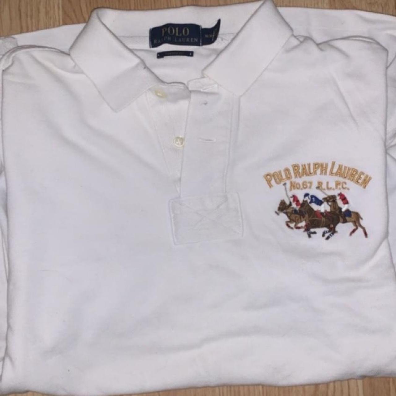 Medium Men’s Polo Ralph Lauren No.67 R.L.D.C polo... - Depop