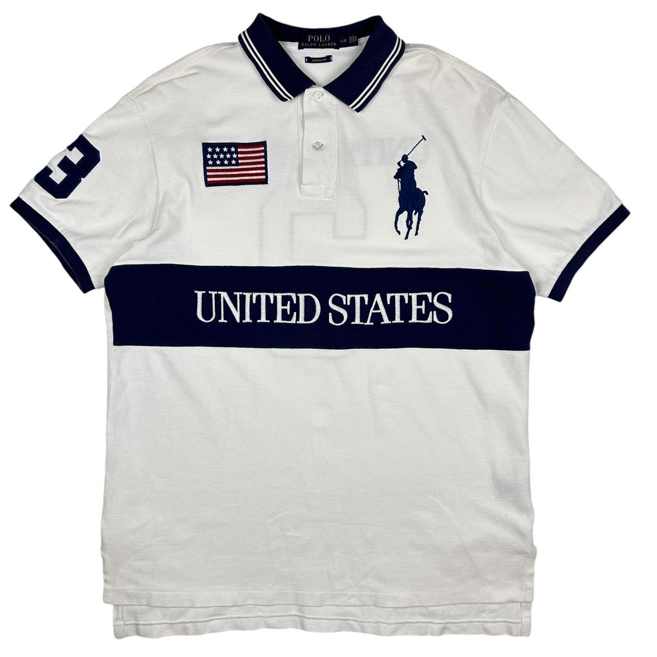 Ralph Lauren USA Polo Shirt - Medium - P2P: 20.5”  | Depop
