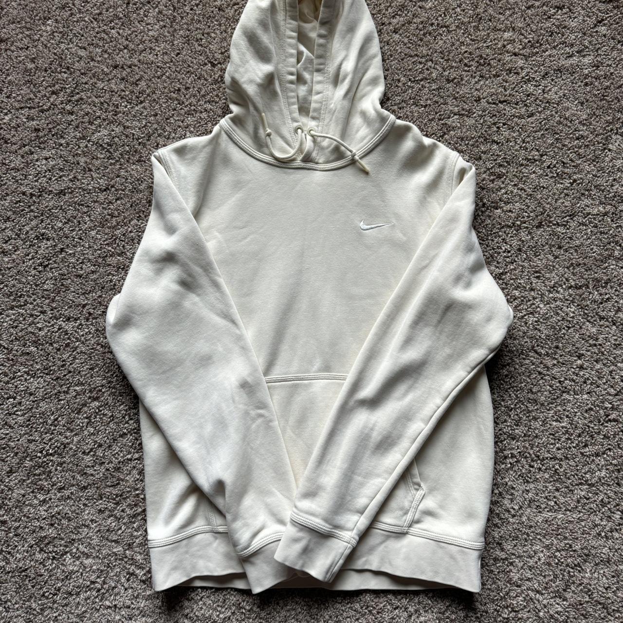 vintage nike hoodie cream