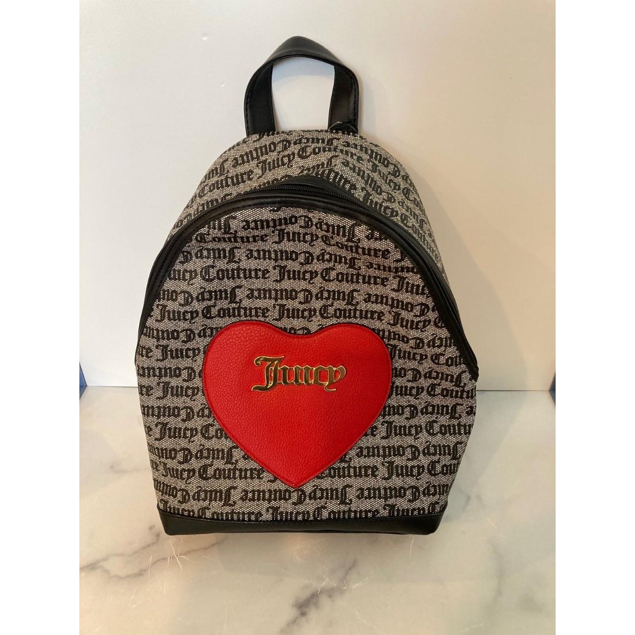 Sold Néw juicy couture gothic heart backpack 13 inches tall 9 inches wide