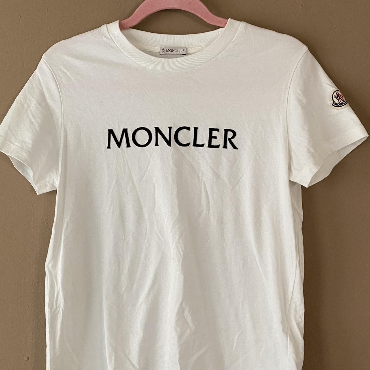 100 % authentic Moncler t shirt brought off Cettire... - Depop