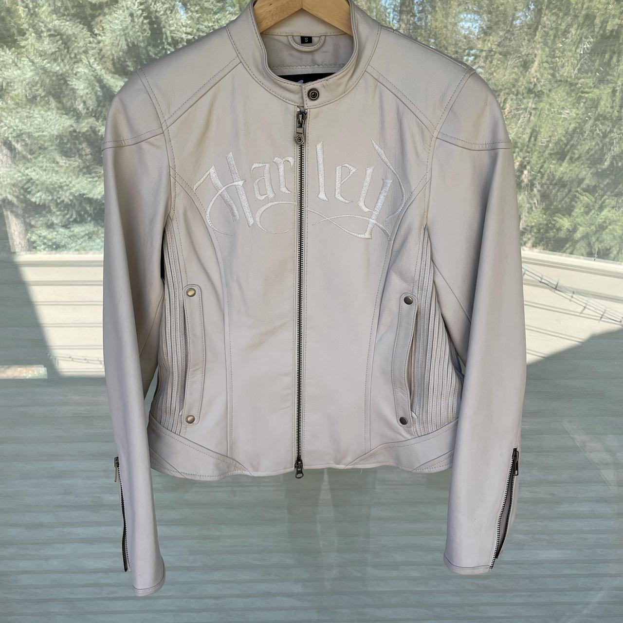 Harley Davidson Leather Jacket Vintage 90s Harley | Depop