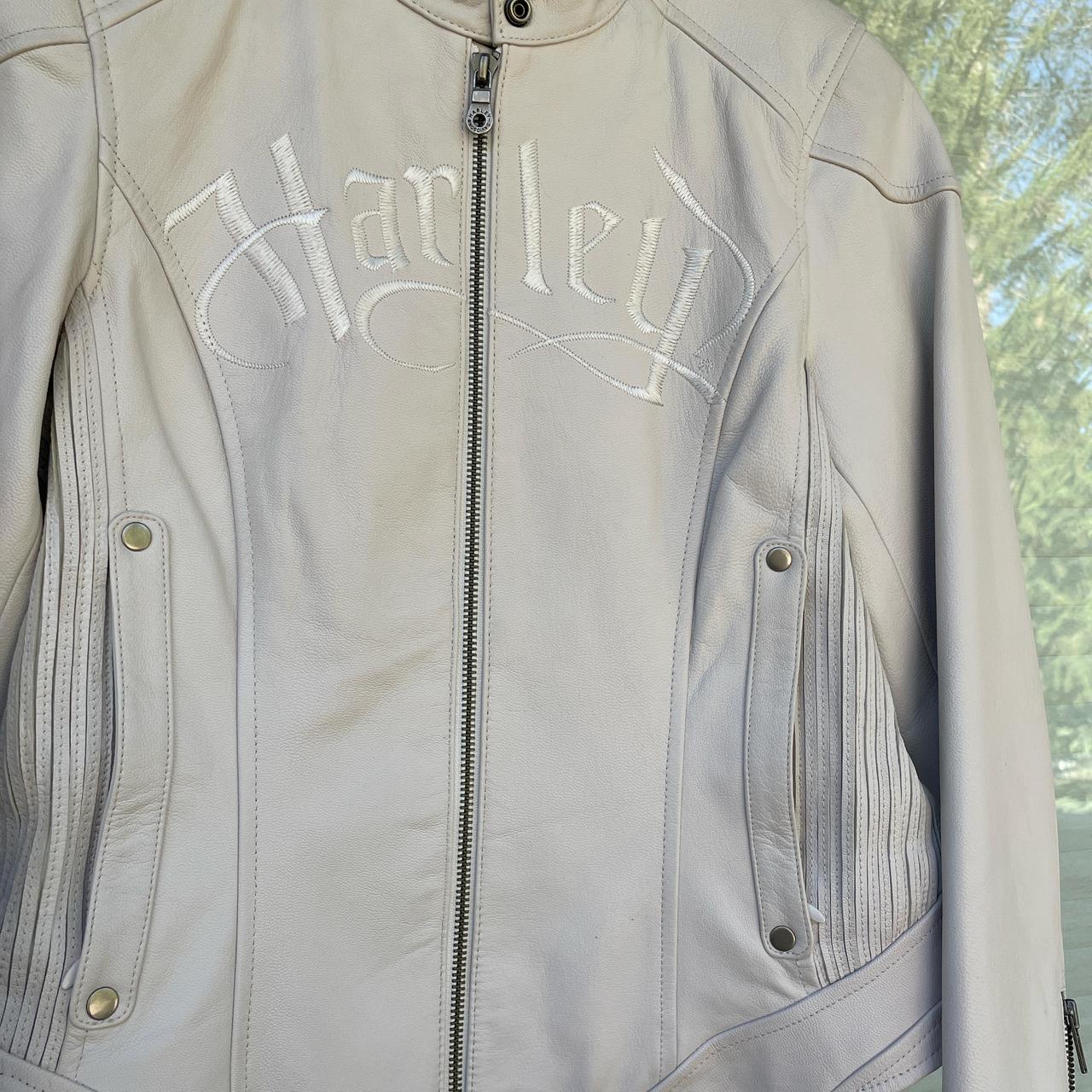 ジャケット・アウター Harley Davidson White Leather Jacket Buy White Harley Davidson Jacket - Free Shipping & 50% OFF
