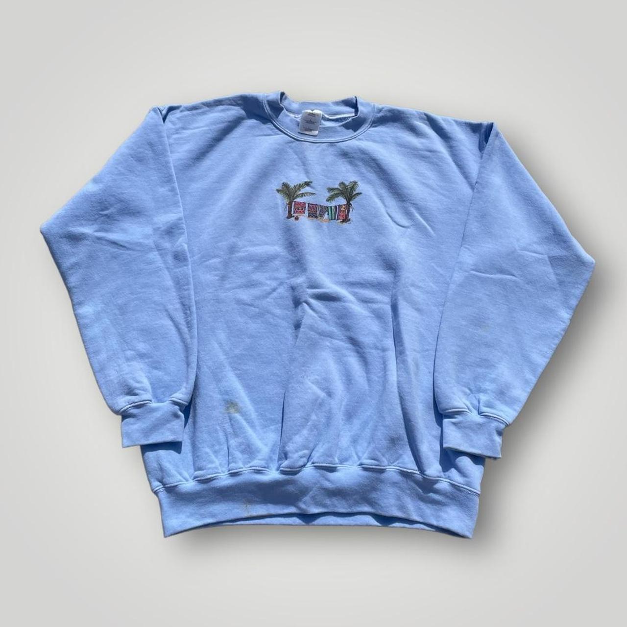 Vintage Beach Art Crewneck Good condition , has a... - Depop