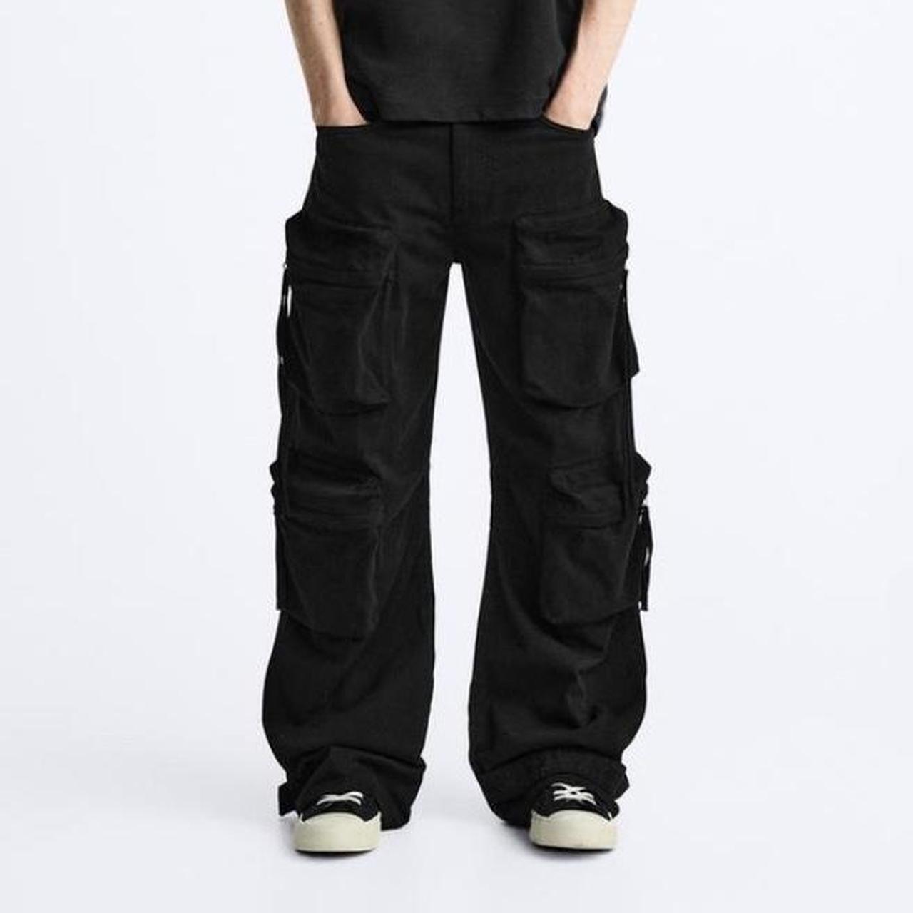 パンツ Zara Utility Cargo Jeans Black 36 ZARA Man UTILITY POCKET JEANS size 31 | eBay