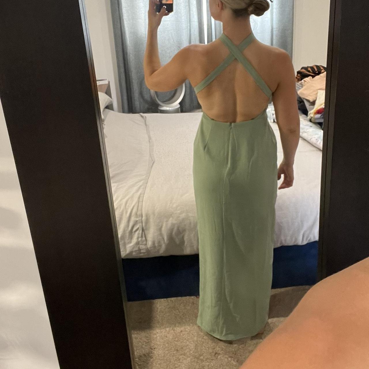 Sabo Skirt Women's Green Dress Depop