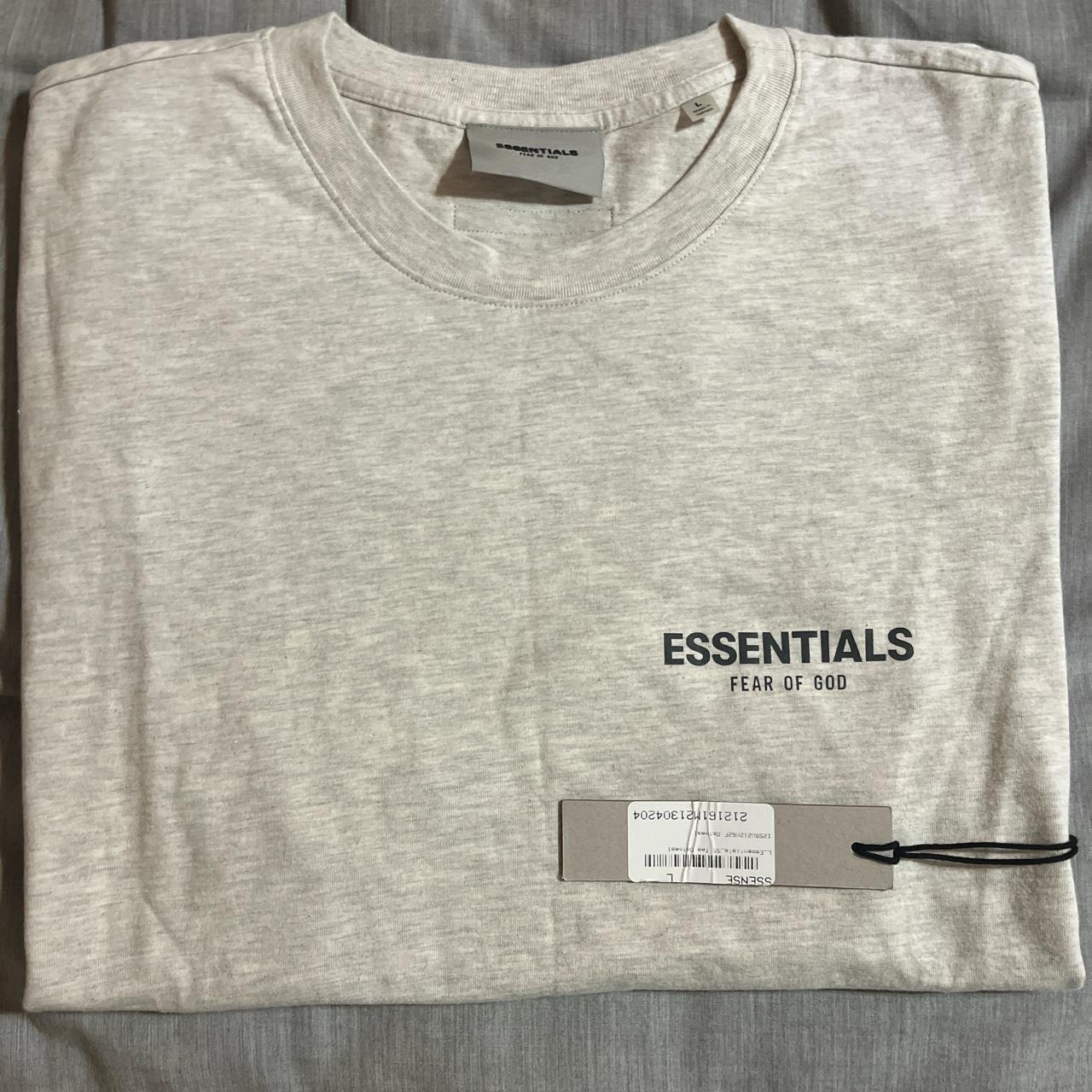 FOG Essentials Tee Never Worn Size L Fits oversized - Depop