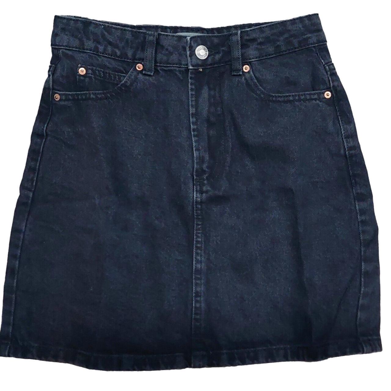 Black Denim Skirt From Primark Size 8 A classic