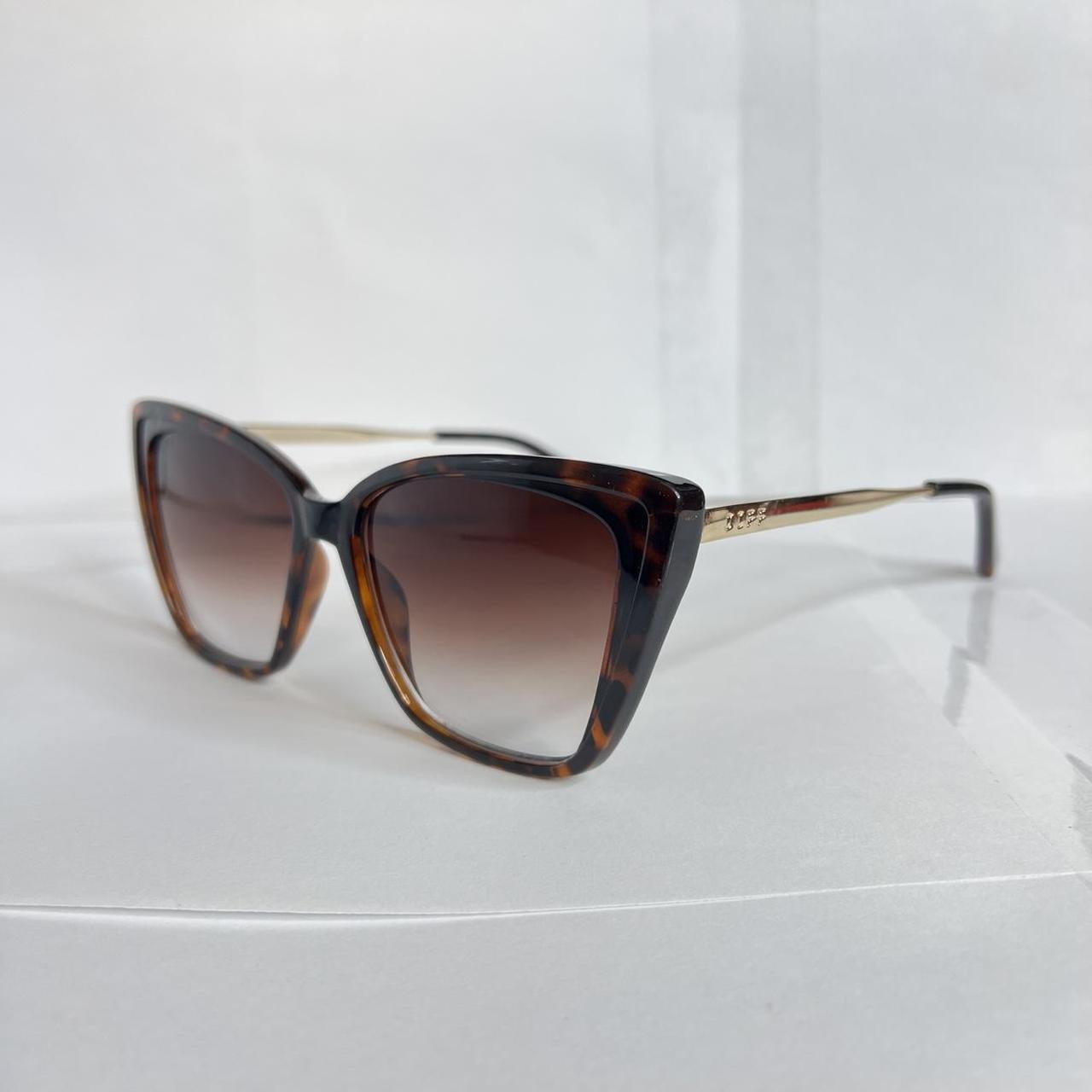 DIFF Women's Cat eye Sunglasses - Brown – Diff Br… - image 1