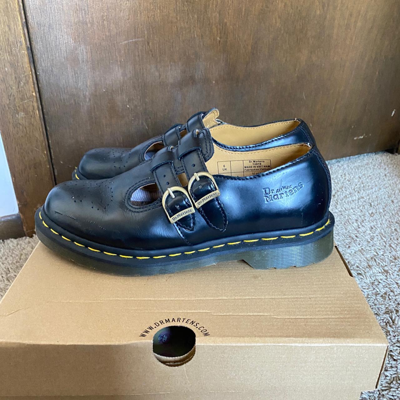 Dr. Martens Mary Jane Shoes (UK 6/US 8L) Flaws:... - Depop