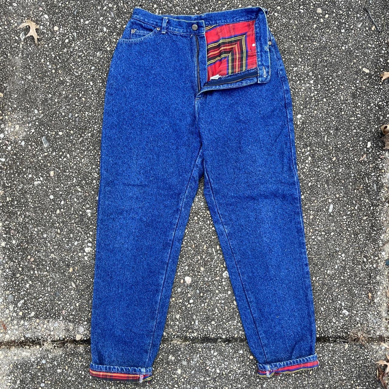L.L. BEAN vintage flannel lined jeans. Super warm... - Depop