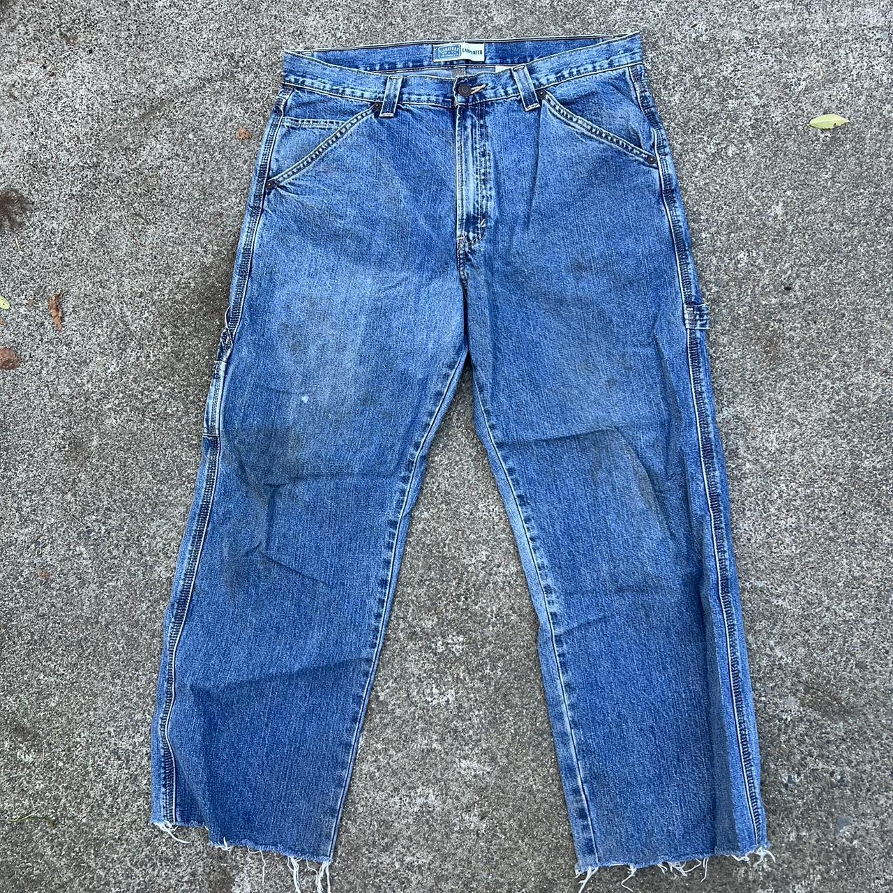 Levi carpenter jeans 34-30 cut... - Depop