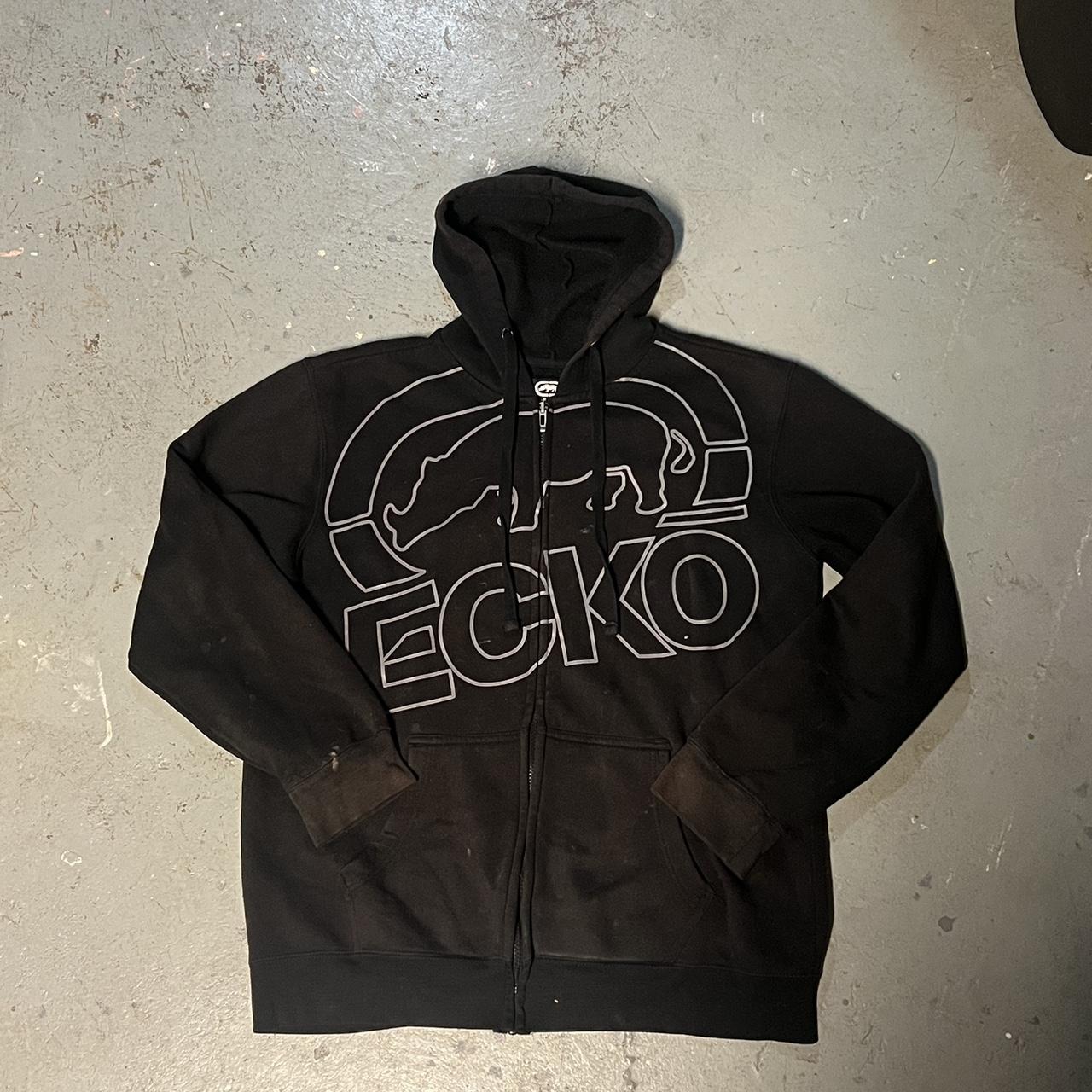 Y2K ecko zip up size large #y2k #skater #affliction... - Depop