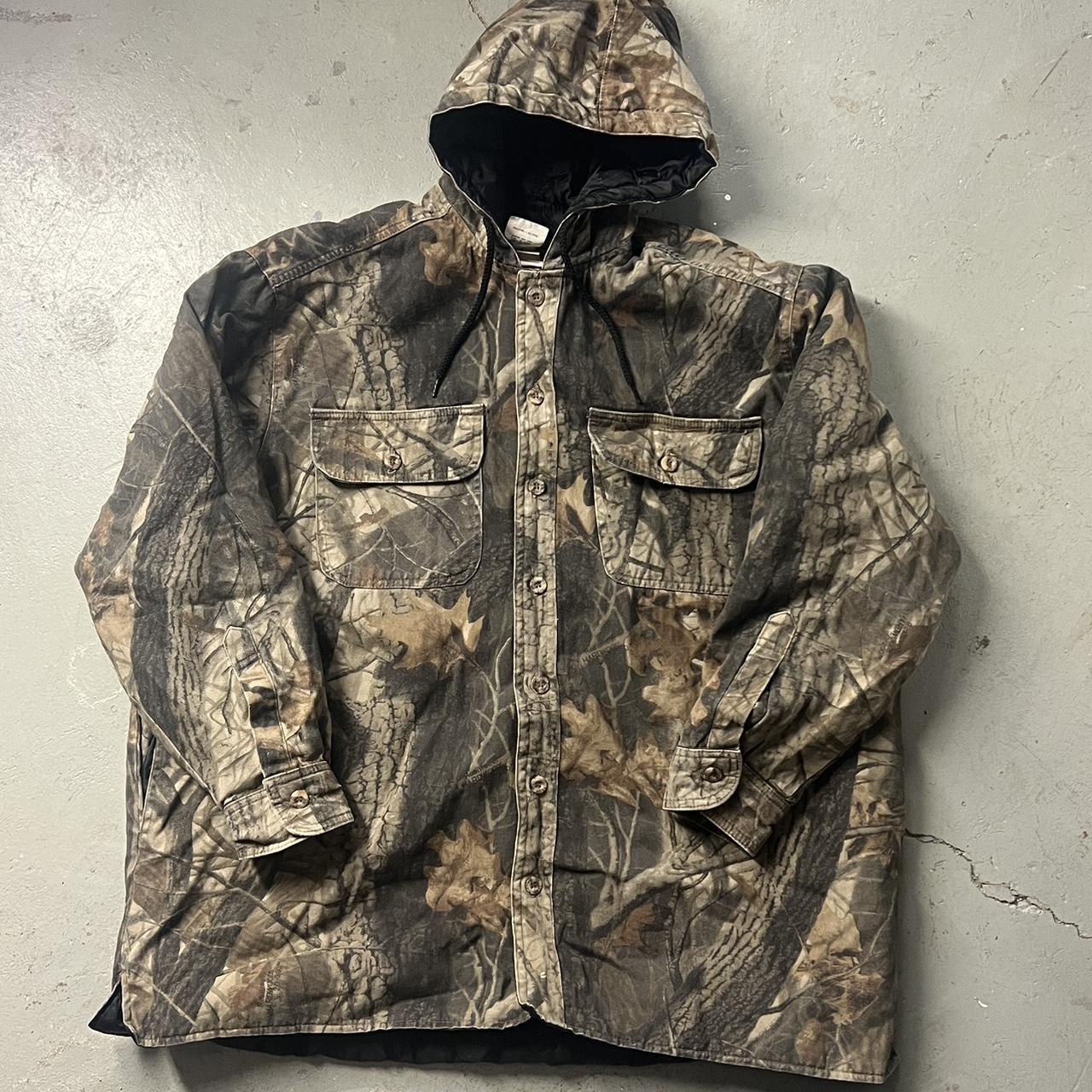 Carhartt style realtree work jacket size... - Depop