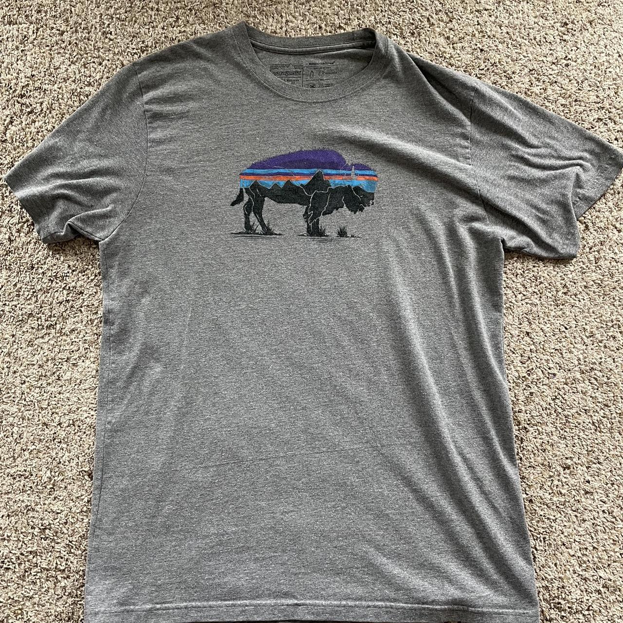 Patagonia bison 2024 t shirt