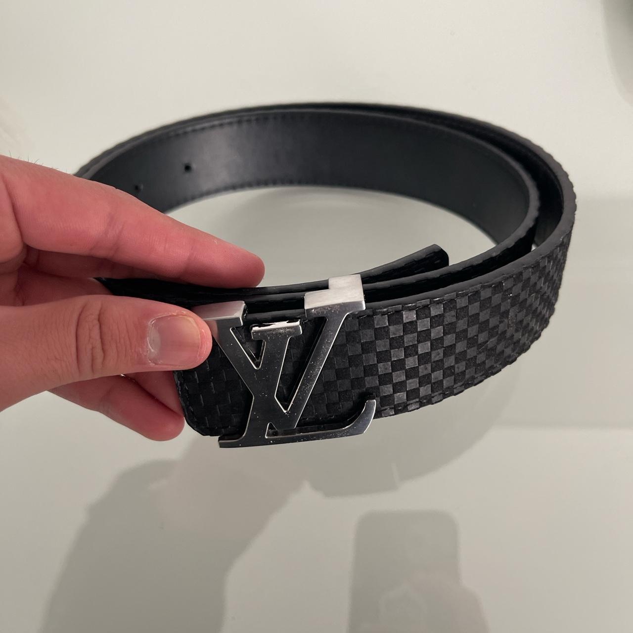 louis vuitton black belt price