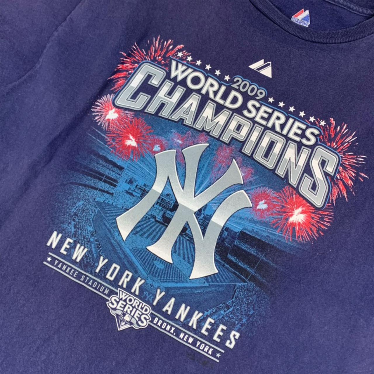 New York Yankees 2009 World Series Champions Majestic MLB T Shirt