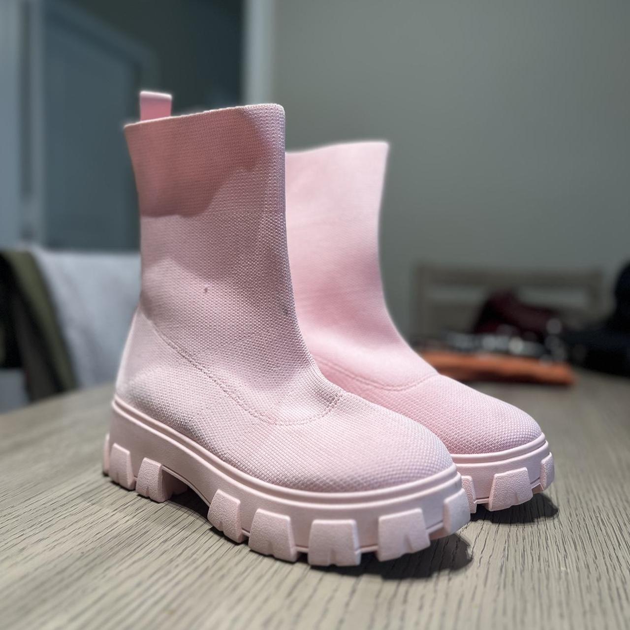 Forever 21 pink boots hotsell