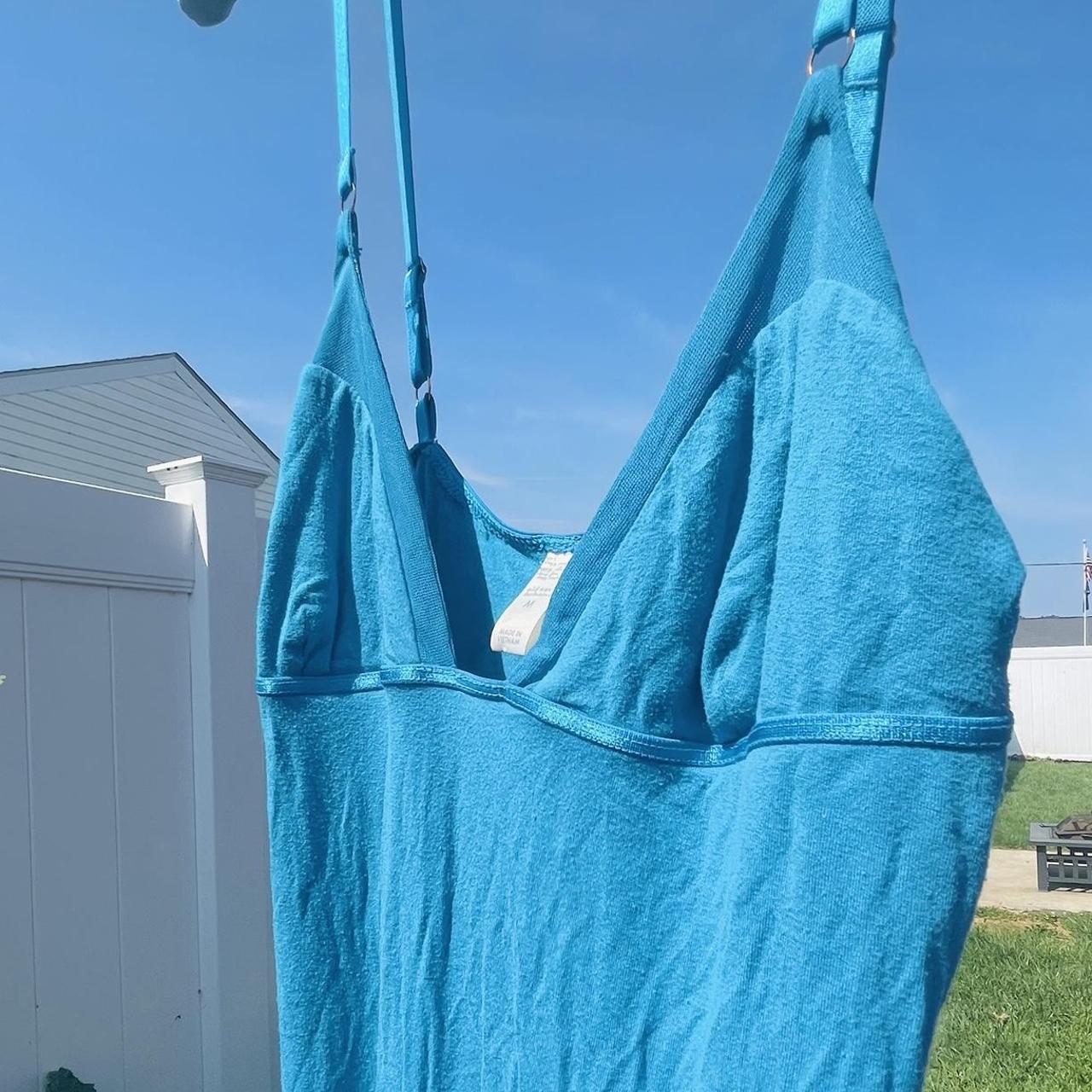 💠 Aqua Beach Babe Slip Dress By Old Navy, Size M... Depop