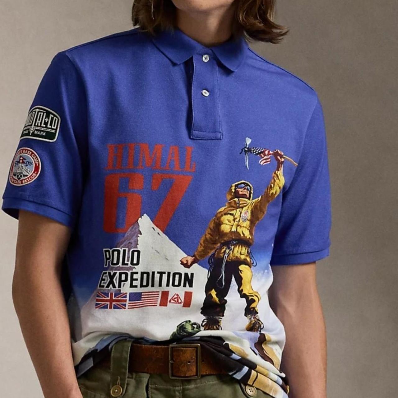 Limited edition Polo Ralph Lauren Mesh Graphic Polo | Depop