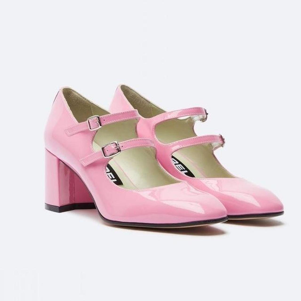 Alice Patent Mary Jane Pumps in pink by Carel 💕 a... - Depop