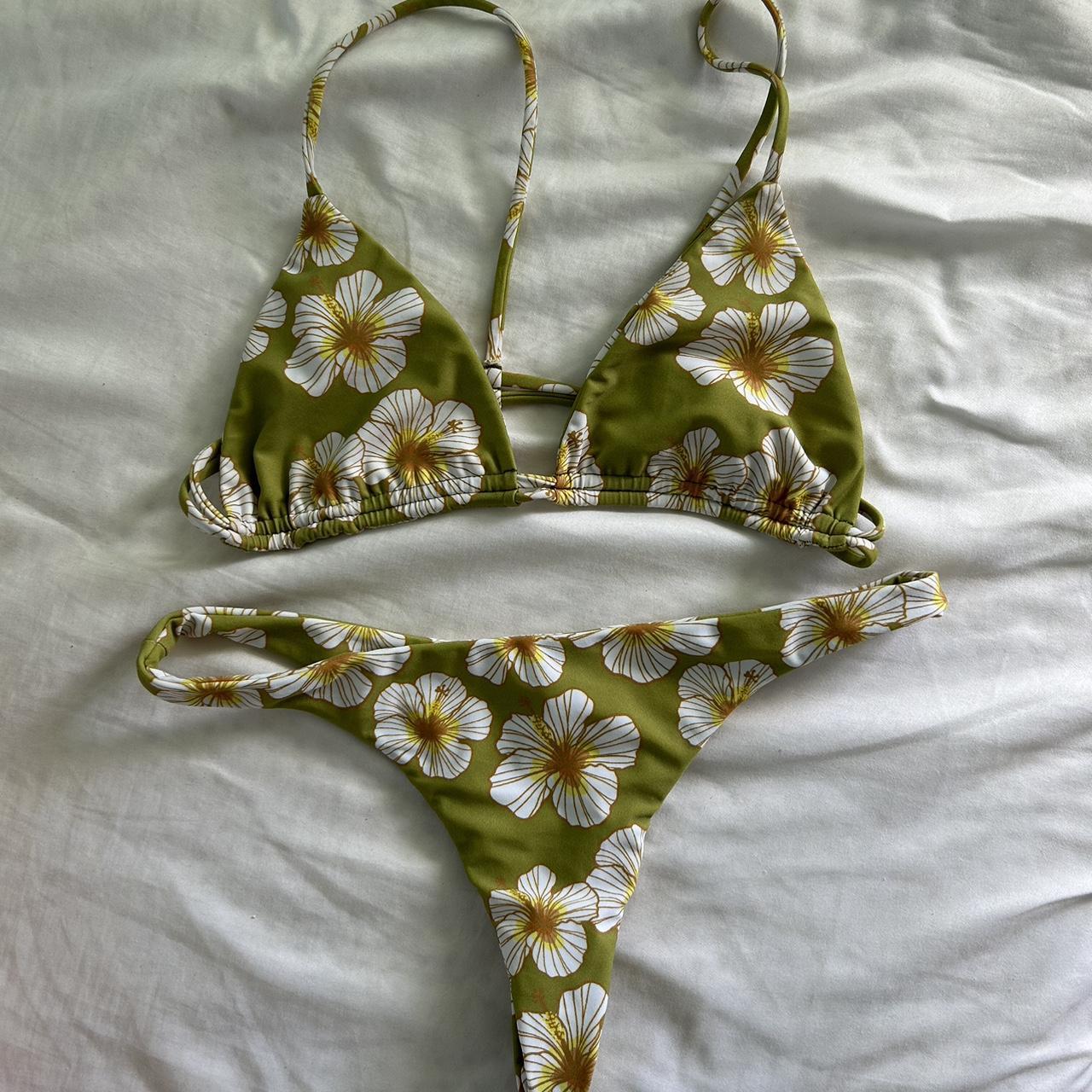 Looking to trade styles! Benoa swim citrine set M... - Depop